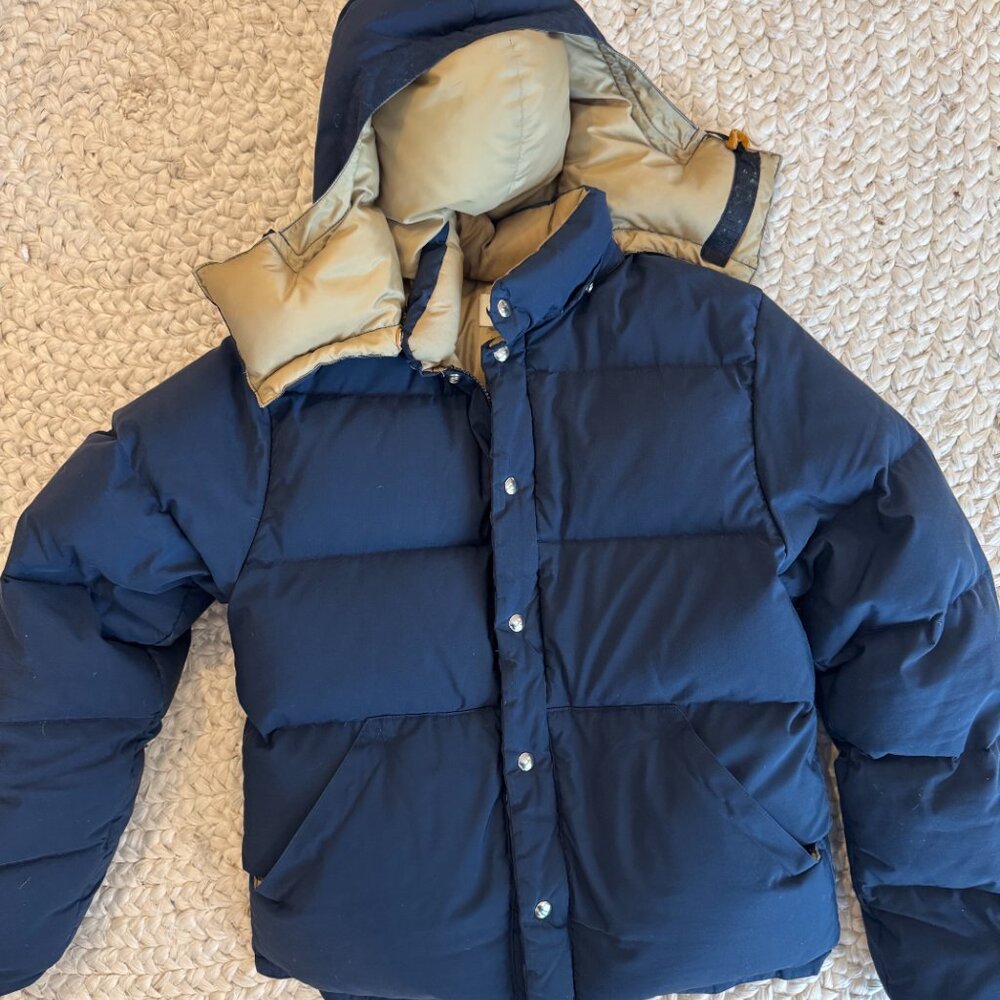 Crescent Down Works Navy Down Sweater - Size M Used - Picture 6 of 8